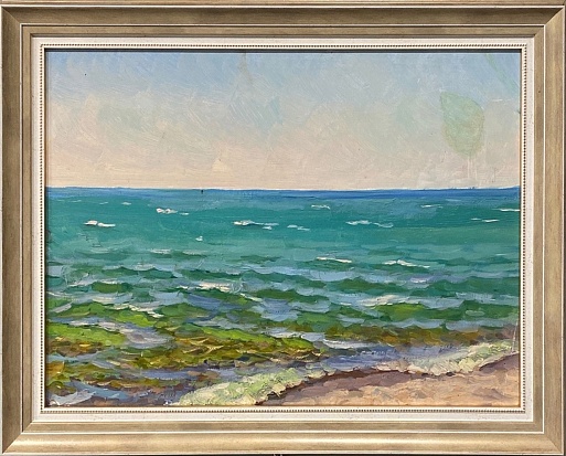 Картина "Море" Ш.А.Якубов. 1967 г.