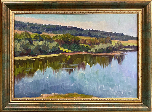 Картина "Озеро" Ш.А.Якубов. 1970-е гг.